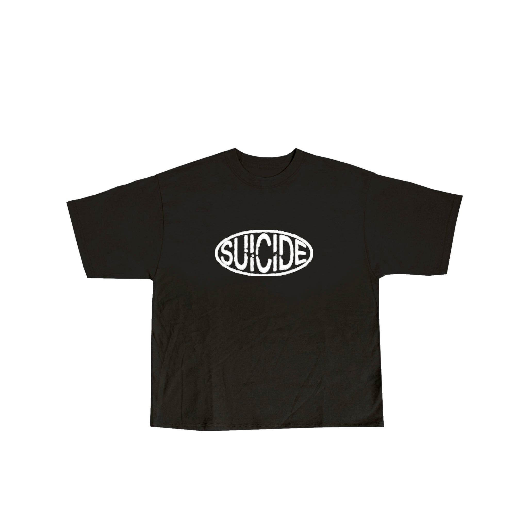 'SENIOR' ARABIC LOGO GEN WHITE BLACK TEE