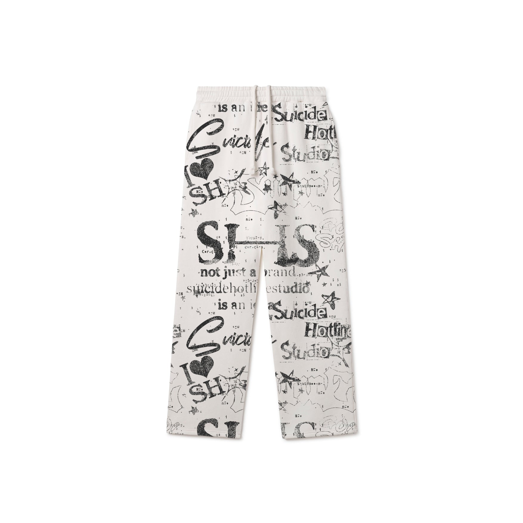 'LOLA' DISORDER SWEATPANTS WHITE
