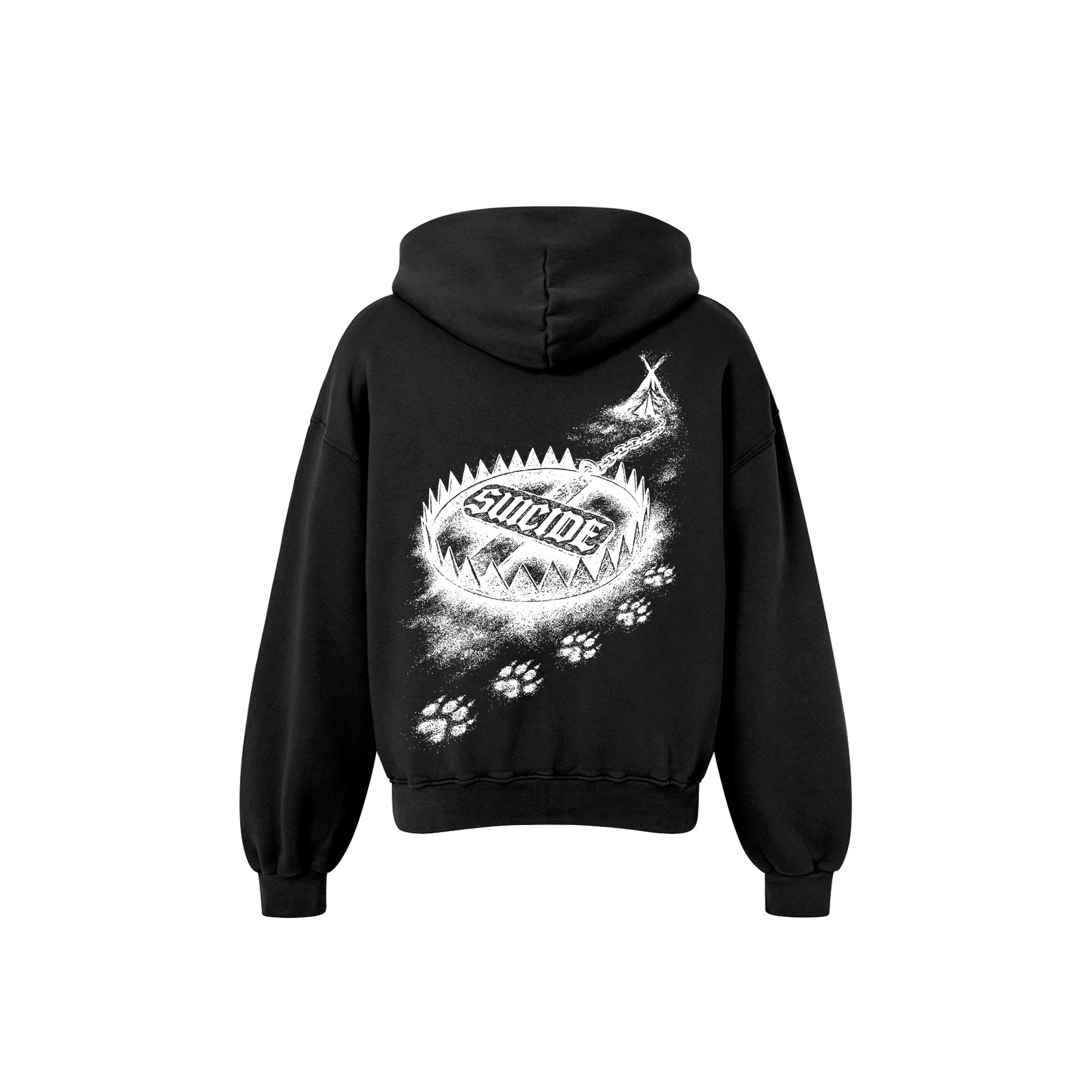 'SENIOR' TRAP BLACK ZIPPER