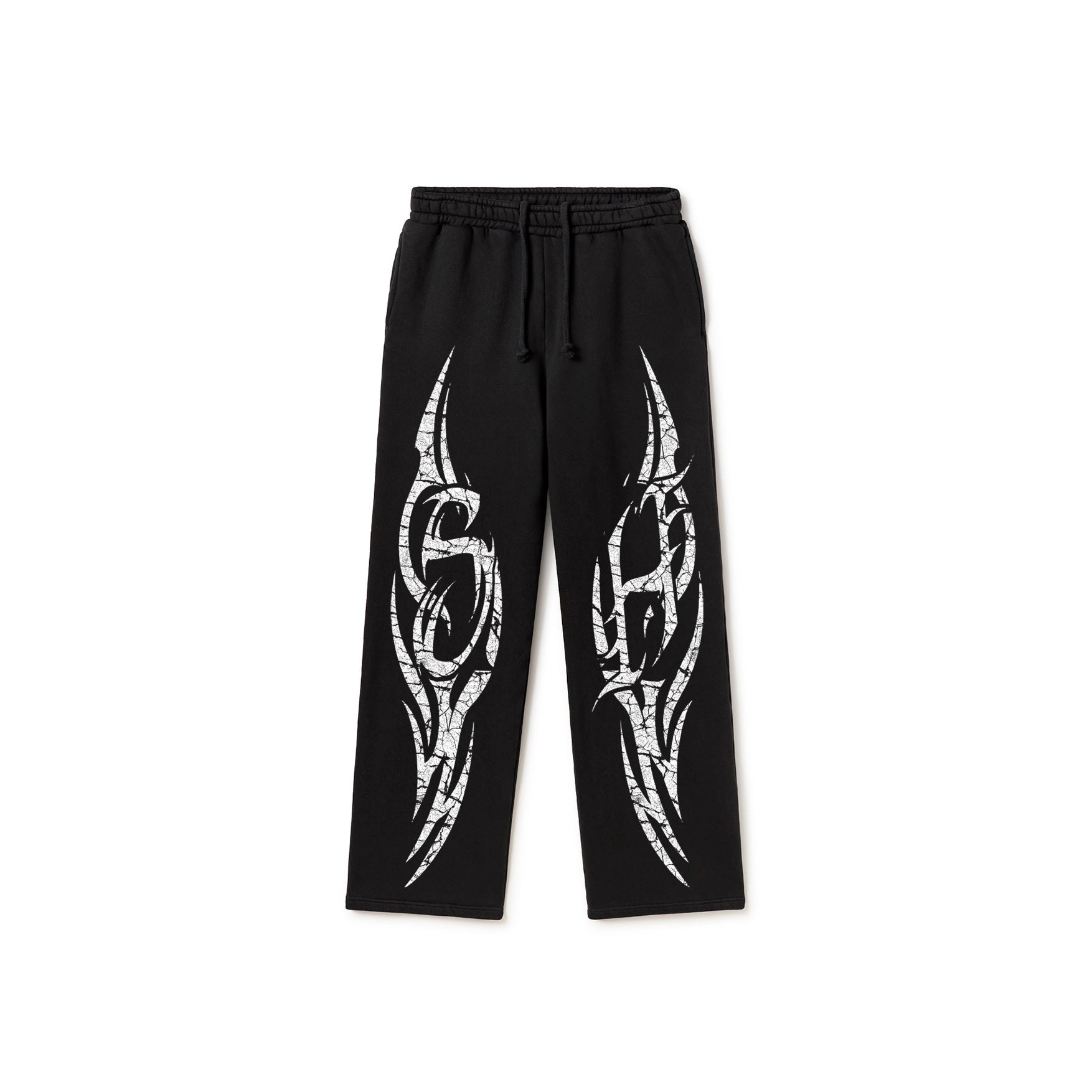 '04' TRIBAL BLACK SWEATPANTS