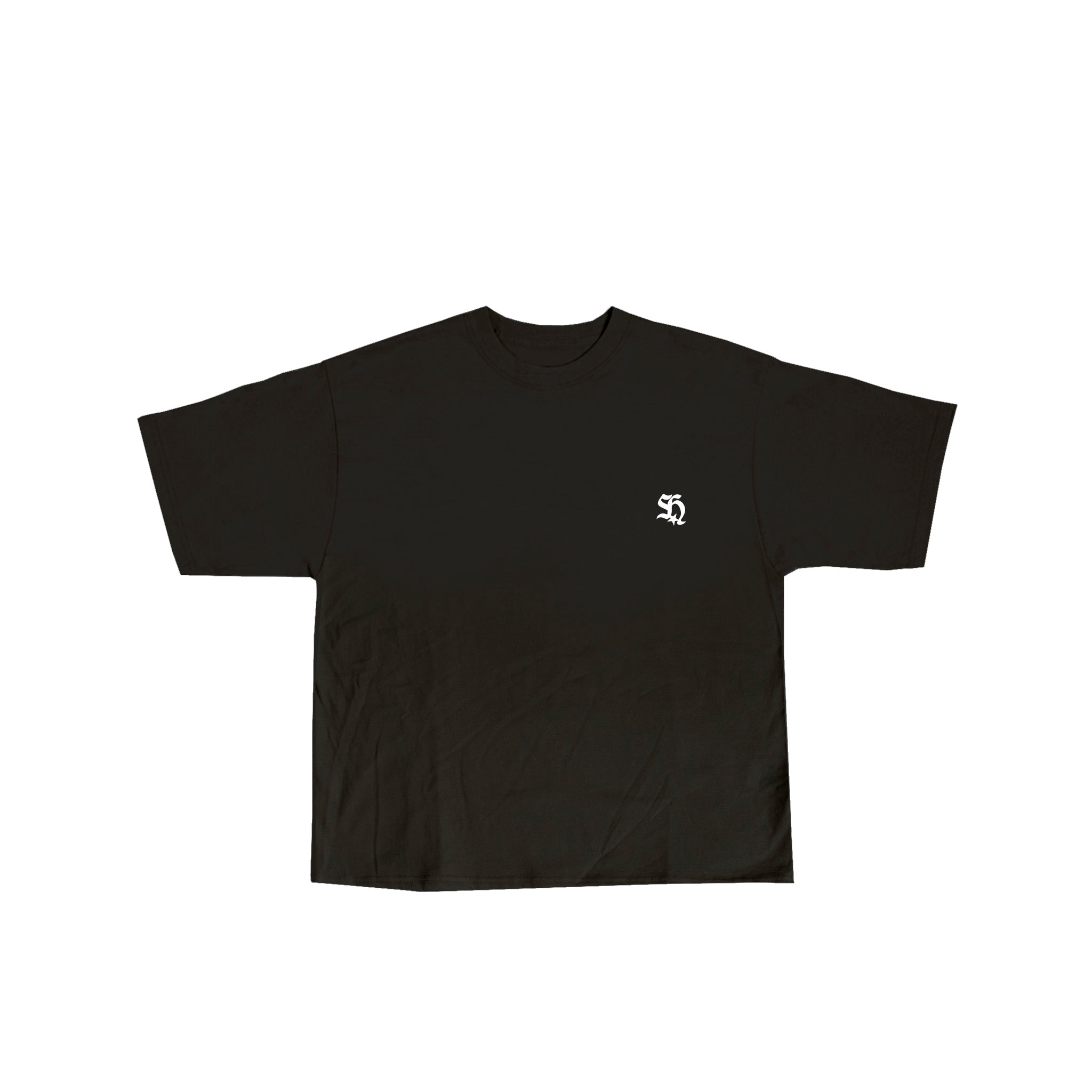 'LOLA' VISION LOGO BASIC BLACK TEE